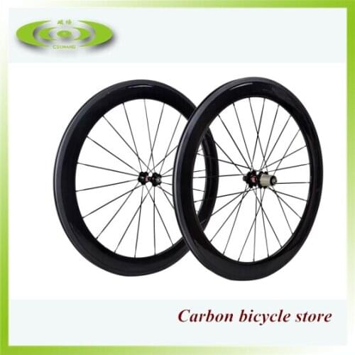 Popular carbon wheelset 60mm wheelset tubular with 20.5mm/23mm/25mm width for road bicycle or track bike use