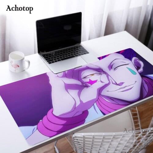 Anime Hisoka figure mouse pad Hunter x Hunter Durable Rubber Mouse Mat Rubber PC Gamer Computer Gaming mousepad manga mouse pad