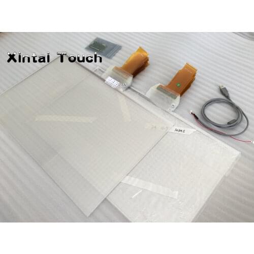Xintai Touch 15.6 inch driver free interactive touch foil,high accuracy Truly 10 points touch screen foil film