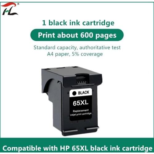 Compatible with hp 65XL cartridge replacement 65xl hp 65 for hp DeskJet 3720 3722 3755 3730 3758 Envy 5010 5020 5030 5232 printe