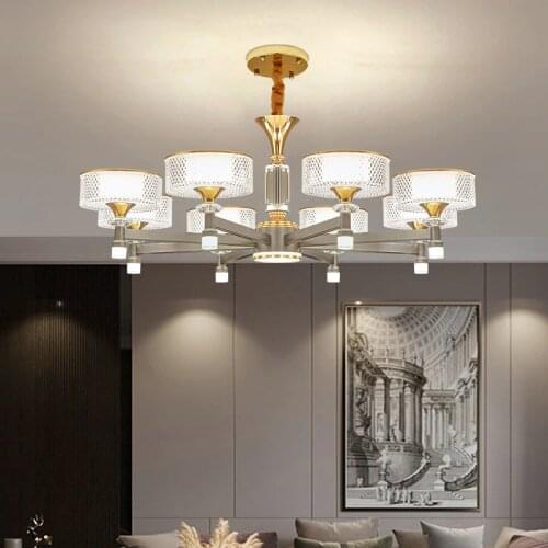 Modern Dimmable Led Chandelier Lighting Living Room Decor Led Chandeliers Lamp Bedroom Hanging Light Fixture Suspended Luminaire