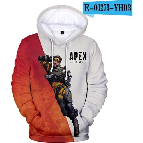 Long Sleeve Fashion Design 3D Apex Legends Hoodies Sweatshirts Mannen/Jongen Hoody Game Apex Legends Kleding Hoge Kwalit Tops