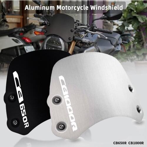 Windshield FOR HONDA CB650R CB 650R CB1000R Neo Sports Cafe 2018 2019 2020 2021 Motorcycle Wind Deflector Windscreen Windproof