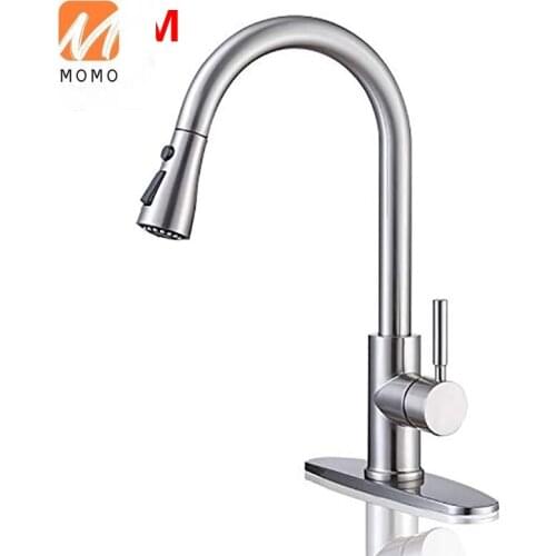 Stainless steel pull out kitchen faucets sink faucets cuisine