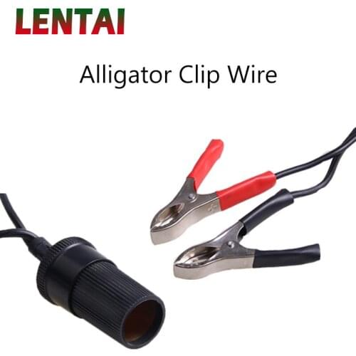 LENTAI 1PC Car Clip Cable Battery tran to cigarette lighter interface For Volkswagen BMW E39 Mini Cooper Audi A4 B6 B8 A5 Ford