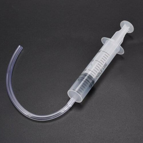 1pc Plastic Ink Syringe 20ml Glue Syringe Dosing Syringes 1ml Graduated With Tube For Dosing Medications Or Water To Dogs