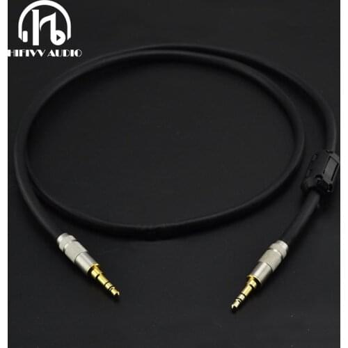 Hifivv audio Audio 3.5mm to 3.5mm Male plug Line In Car Aux Cable Headphone Amplifier Japan AUX cable