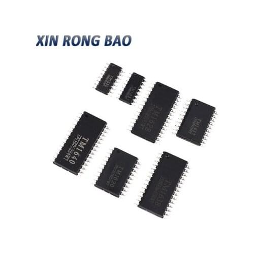 5pcs/lot TM1620 SOP20 TM1628 SOP28 TM1637 SOP20 TM1638 SOP28 TM1640 SOP28 TM1650 SOP16 TM1651 SOP16 Driver IC chip
