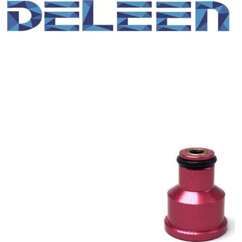 Deleen 1x High impedance Fuel Injector Adapter 210lb Adapter Hats w/ Filters Short NGI-2 EV14 48mm Car Accessories
