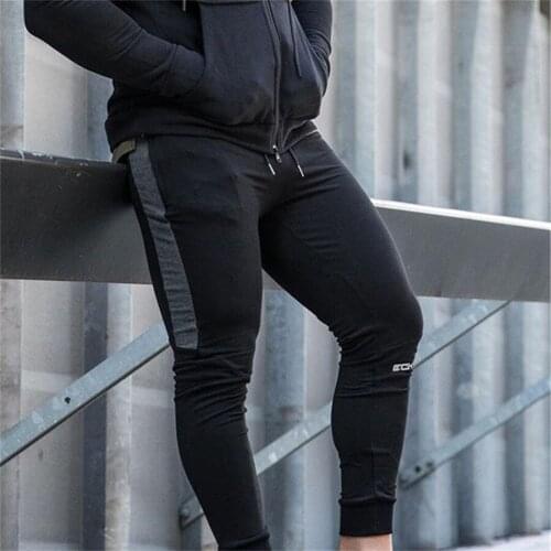 Jogger man 2021 summer new fashion thin trousers mens casual pants jogging fitness bodybuilding training sweatpants