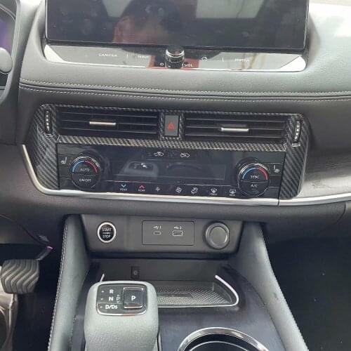 For Nissan Rogue X-Trail T33 2022 2023 Central Middle Air Conditioning AC Outlet Vent Frame Cover Trim Accessories