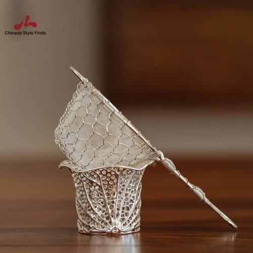 Tea Set Copper Tea Strainers Handmade Tea Filters Kung Fu Tea Accessories