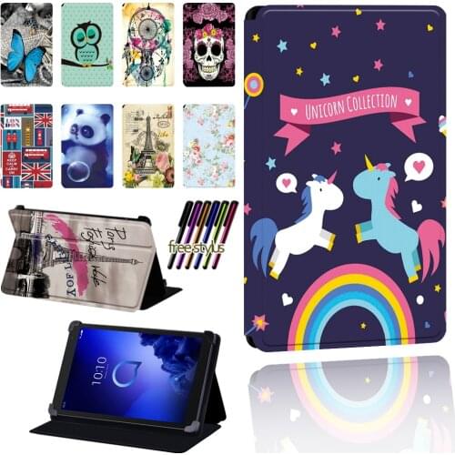 Tablet Case for Alcatel 1T 7 10 / 3T 8 10 / A3 10 Tablet Scratch Resistant Lightweight Protective Case Cover