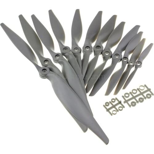 New 12pcs GEMFAN 5x5/6x4/7x5/8x6/9x6/10x5/10x7/11x5.5/11x7/12x6/13x6.5/14x7 Nylon glass fiber electric APC propeller RC plane