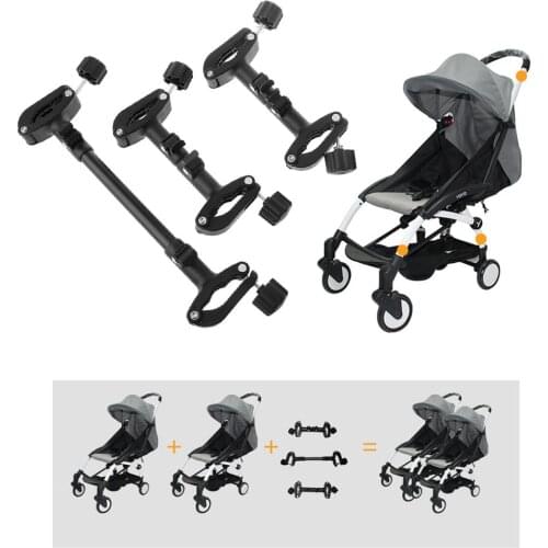 3Pcs Baby Cart Assemble Connector Joint Linker Adjustable Length Twin Baby Stroller Connect Adapter Outdoor Toddler Accessory