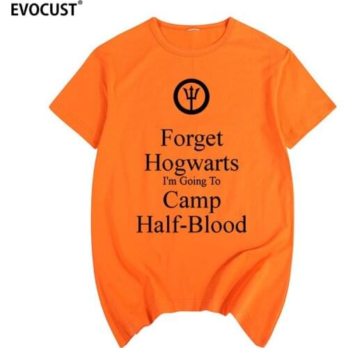 Camp half blood Long Island Sound Percy Jackson Summer T-shirt Cotton Men T shirt New women TEE fashion Casual