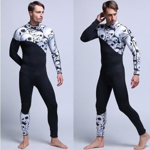 Premium Neoprene Wetsuits Mens Full Body Jumpsuit Surfing Snorkeling Swimming Swimsuit Scuba Diving Spearfishing Swimwear