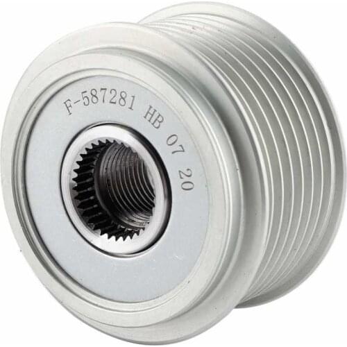 Alternator Clutch Pulley F‑587281 Generator Parts Fit for Ford RANGER (TKE) 2.2 TDCi Alternator ClutchPulley