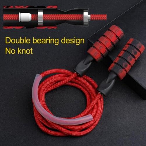 Speed Jump Rope For Fitness Adjustable Self-Locking Cables Crossfit Removable Load Block Skipping With Tangle-Free Workout