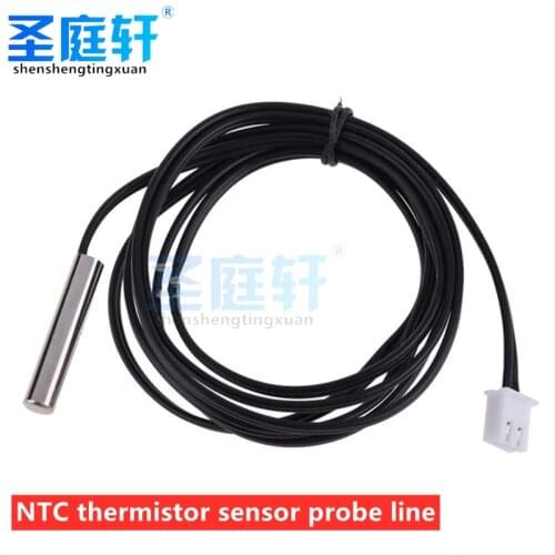 High Temperature 0.5M/1M/2M NTC temperature sensor 10K 1% 1 meter precision temperature sensor probe MF58 3950