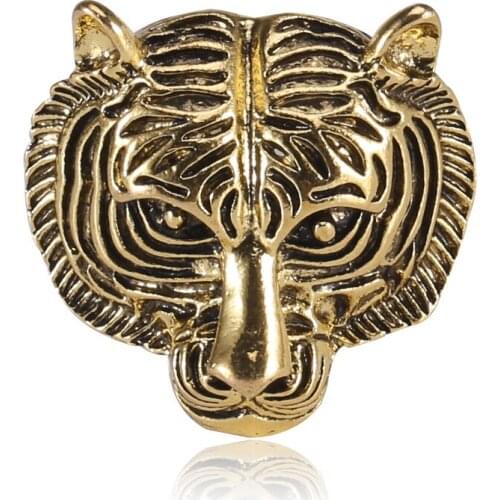 Sell like hot cakes product to restore ancient ways alloy tiger head dress brooch brooch fashionable joker pin spot