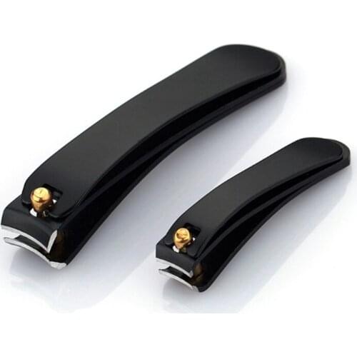 Black Stainless Steel Nail Clipper Nail Cutting Machine Professional Nail Trimmer High Quality Nail Clipper Nail Tool