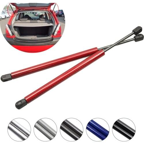 For Kia Rio II Hatchback 2005- 2011 Hatchback Auto Tailgate Rear Hatch Boot carbon fiber Lift Support Gas Struts Springs 490 mm