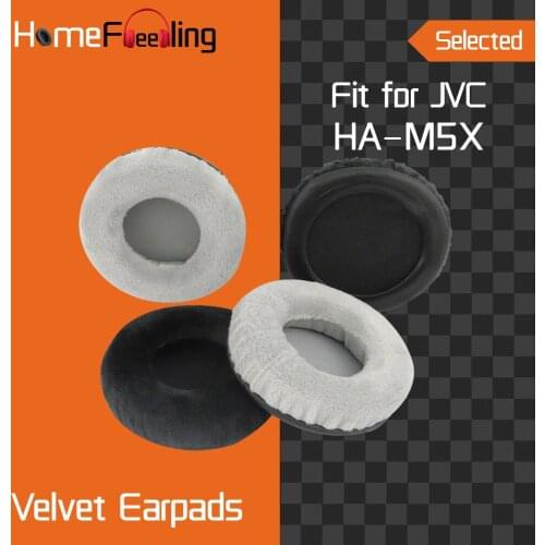 Homefeeling Earpads for JVC HA M5X Headphones Earpad Cushions Covers Velvet Ear Pad Replacement