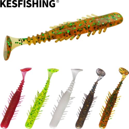 KESFISHING BUGSY SHAD 70mm Fishing Lures Carp Fishing tackle Crankbait Isca Popper Wobbler Catfish Slow Jig Fake Lure Sinking