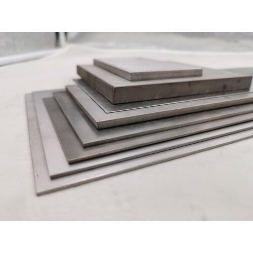 2pcs Gr5 Titanium Alloy Plate Ti Sheet 10*250*500mm 6al-4v For DIY OEM Metalworking Supplies