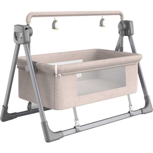 NewbornBaby Multifunctional Electric Cradle Rocking Bed Rocking Chair Newborn Smart Coax Baby Soothing Artifact Sleeping Basket