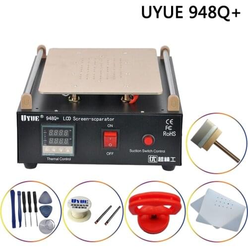 Mobile Phone LCD Screen Separator Uyue 948Q + Built-in Vacuum Pump Max. 11-inch Glass Touch Screen Renovation