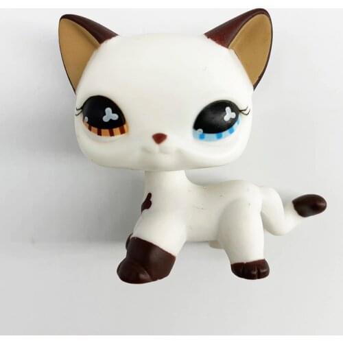 New Lps Pet Shop Toy DobermanCockerSpaniel PinkDog Black Short Hair Cat Collection Action Standing Role Playin ChildrensGift