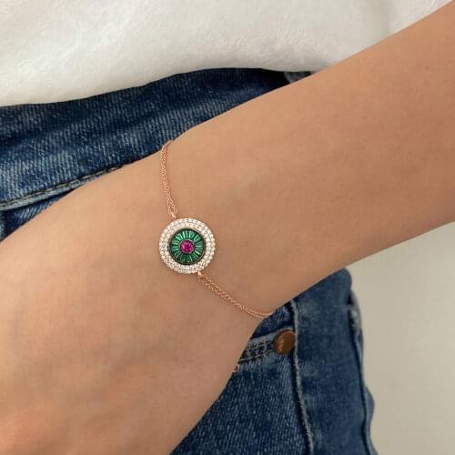 NEW Fashion Model Baget Silver 925 Bracelets for Women High Quality Gift Luxury Shiny Zircon Jewelry