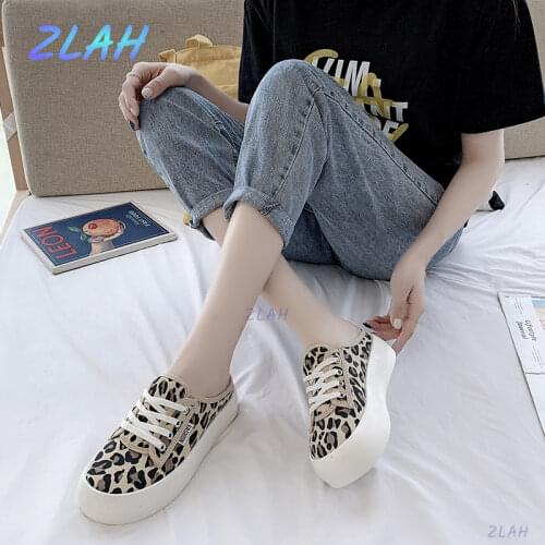 Summer New Style Slippers Fashion Shoes Without Heel Canvas Shoes Ladies Fashion Sneakers Fashion Sneakers Without Back