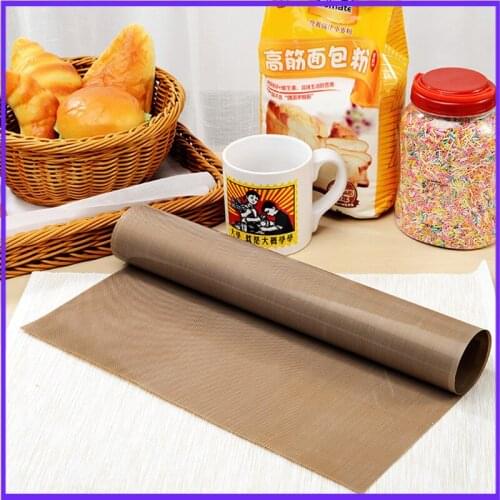Excellent 40*60CM High Tempreture Resistant Cloth Baking Mat BBQ Sheet Anti-oil Fabric Baking Linoleum Reuse Oil Paper