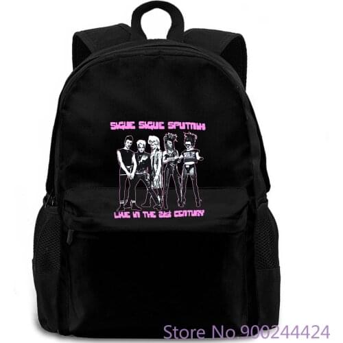 SIGUE SIGUE SPUTNIK 21ST CENTURY GENERATION X NEW WAVE PUNK NEW BLACK 100 % For Men backpack