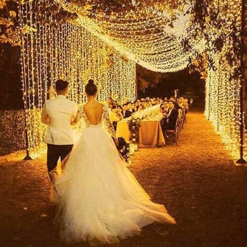 3M String LED Fairy Lights Garland Curtain Lamp USB Remote Control New Year Christmas Decorations for Home Bedroom Window