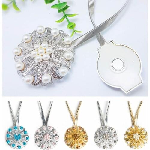 Flower Curtain European Style Buckle Free Installation Free Punch Magnet Strong Suction Simple Decorative Landscaping Easy Use