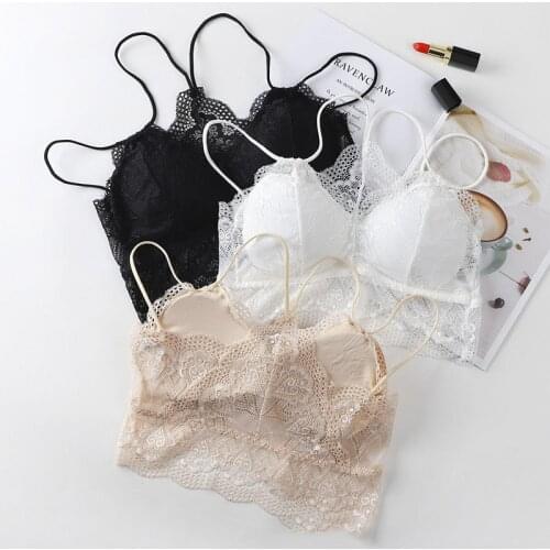 Womens Sexy Tube Tops Brassiere Lace Top Seamless Female Bra Comfort Bra Top Push Up Bras Beautiful Lingerie Crop Top Female