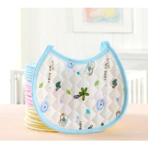 1 Pieces Lytwtws Soft Newborn Girls Boys Baby Bibs Towel Feeding Burp Cloth Waterproof Infant Animal Double Layer Feeding