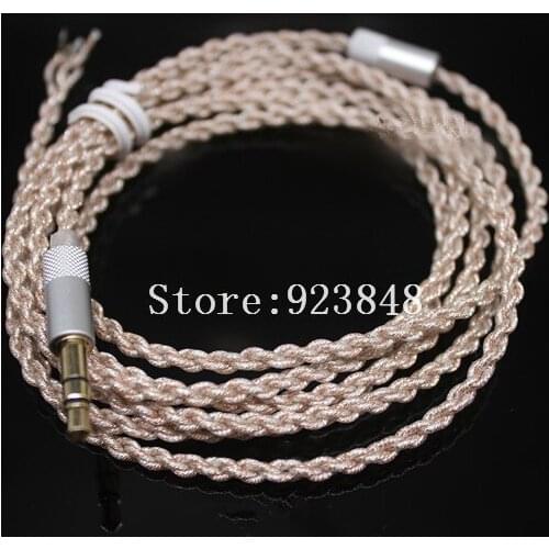 DIY earphone cable OFC+silver platinum wire