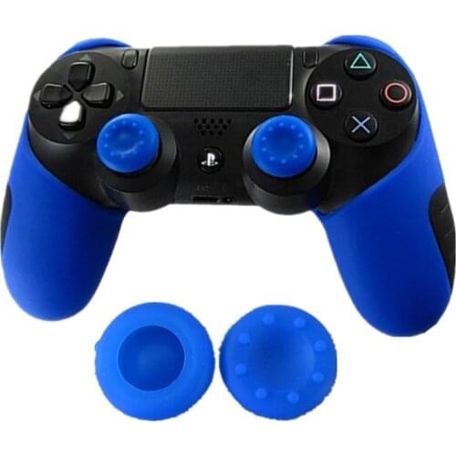 For PS4 SLIM PRO Silicone Gel Rubber Soft Skin Grip Cover Case for Playstation 4 PS4 Pro /Slim Gamepad Joystick Protective Caps