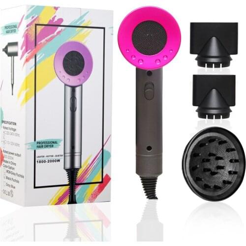 2000W Electric Hair Dryer Professional Salon Dryer Hot &Cold Strong Wind Negative Ion Blower Home Hair Care Hairdryer Diffuser