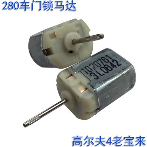 2pcs DC High Speed Motor Long Shaft Length 37mm DC 12V 11750rpm Electric Mini Motors 12 V Volt DIY Car door Lock FC-280SC-20150