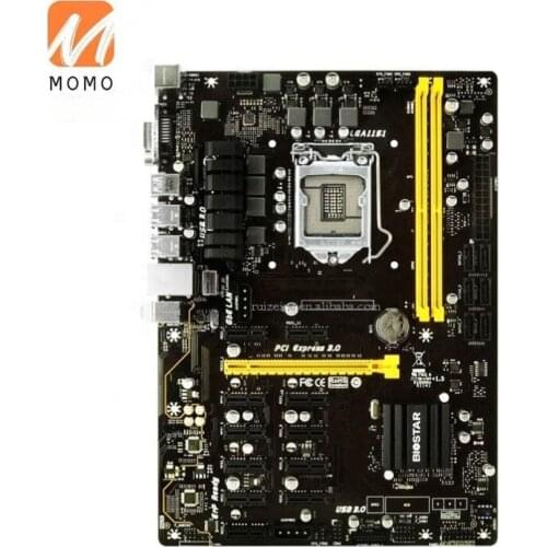 GPU Rig 12X GPU Mining TB250-BTC Pro For motherboard 12 gpu B250 Mining Motherboard Biostar TB250 BTC