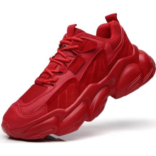 Summer Men Red Sneakers Casual Man Shoes Breathable Tenis Male Trainers Super Light Sapato Masculino Hollow Sole Chaussure Homme