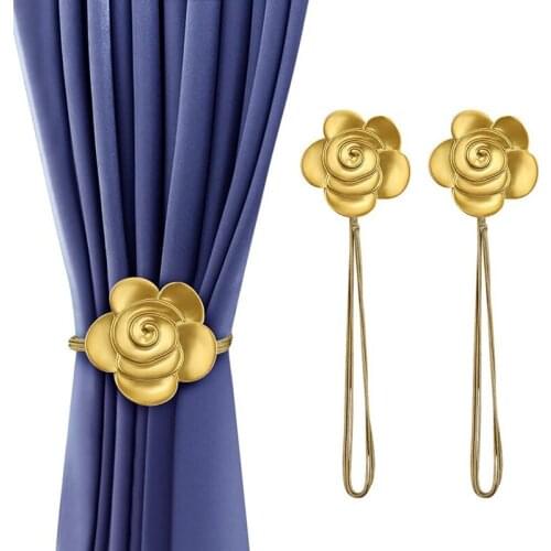 Curtain Ties Magnetic, Curtain Tiebacks Hooks Vintage Curtain Drapery Holdbacks, Decorative Holders For Home