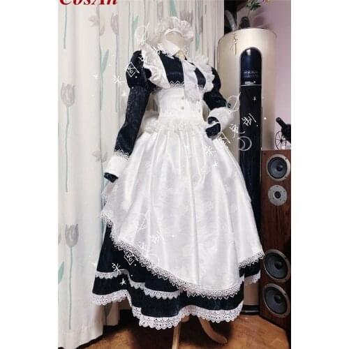 Mobile Game Miracle Nikki Cosplay Costume The High Quality Teresa Afternoon Tea Maid Outfit Party Role Play Clothing Custom-Make