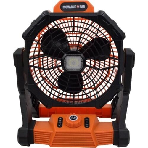 Camping Fan with LED Lamp 14400mAh USB Power Bank 3 Lighting Modes for Outdoor Camping Hiking Car Repairing Emergency